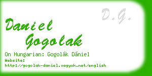 daniel gogolak business card