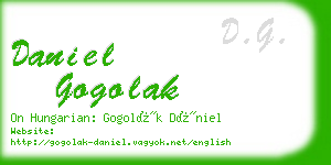 daniel gogolak business card